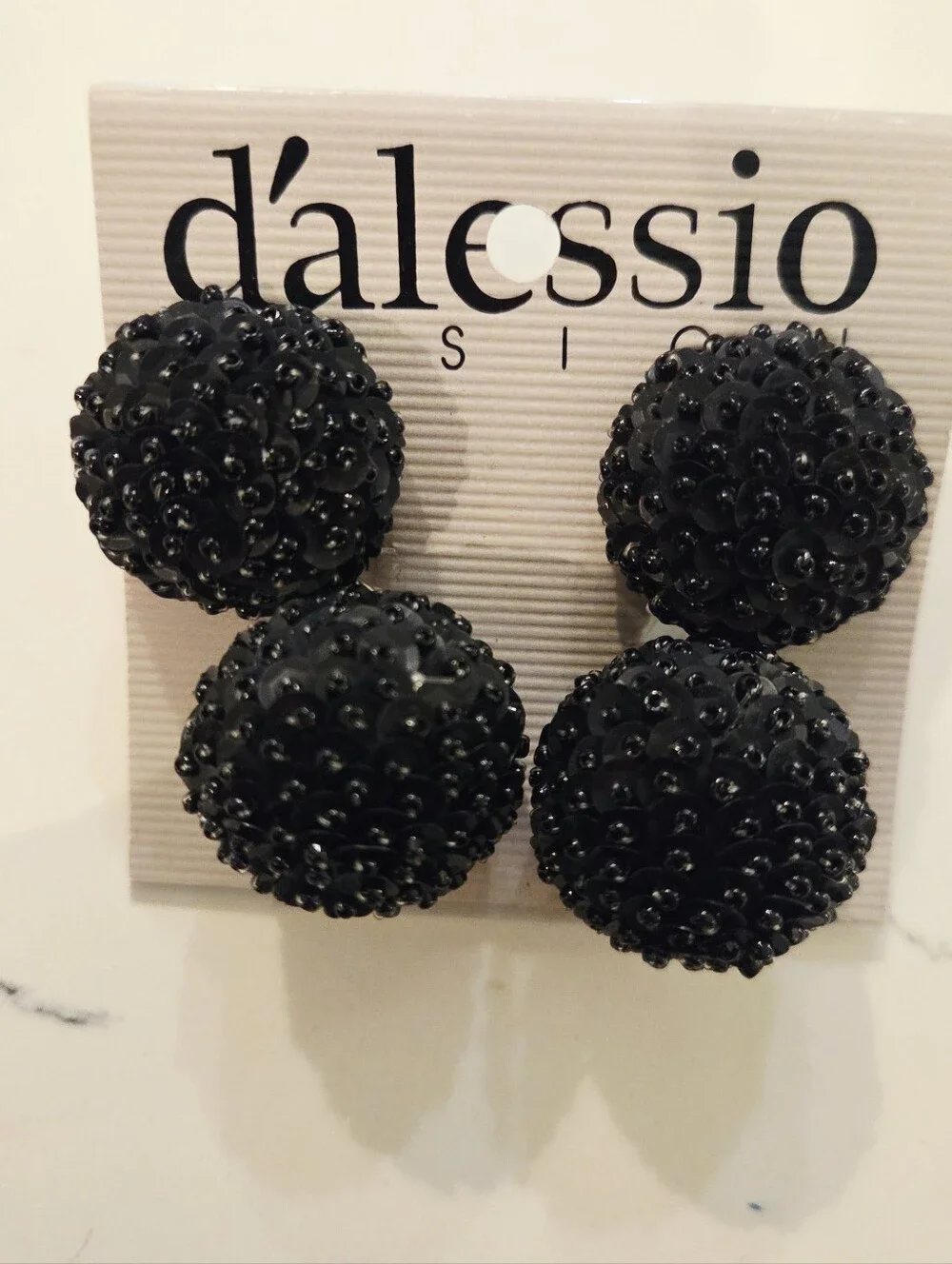 BOLD VTG DALESSIO Mixed Colors Shapes Red Gold Black Earrings Clip On 1980 Lot 8